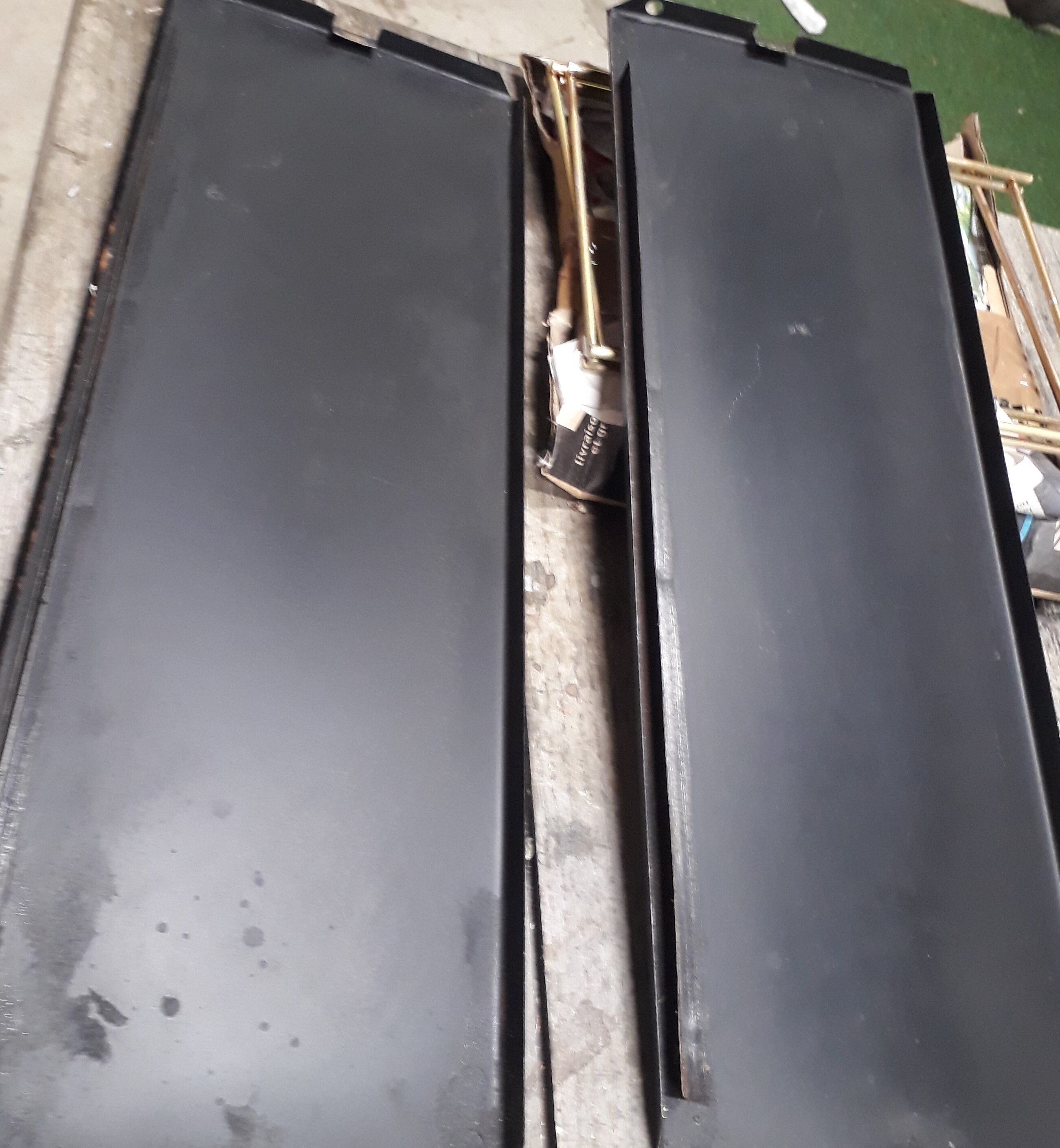 Wall-mounted Tomado showcase 1960