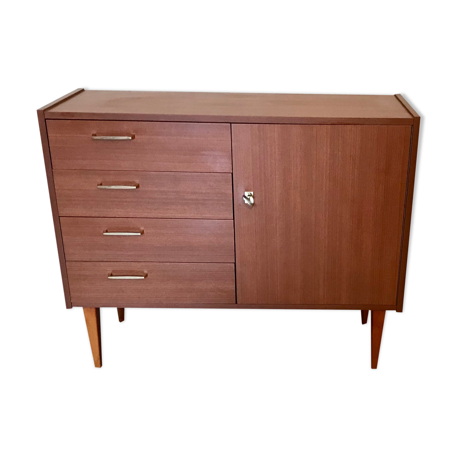 Buffet vintage storage cabinet formica