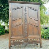 Louis XV Period 18th Century Oak Lorraine Wardrobe