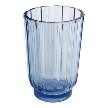 Blue Art Deco vase