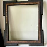 Grand cadre en bois ancien 57 cm x 50 cm