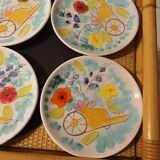 12 Valauris dessert plates