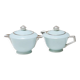 Art deco porcelain teapot and sweetener: maison cambet lyon