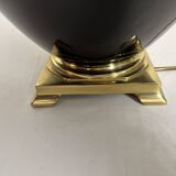 Important English porcelain lamp signed Drimmer 1989