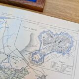 Pas-de-Calais, old map, printed in 1883.