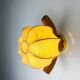 Italian "Cocoon" wall light, resin and pine wood, 1970s