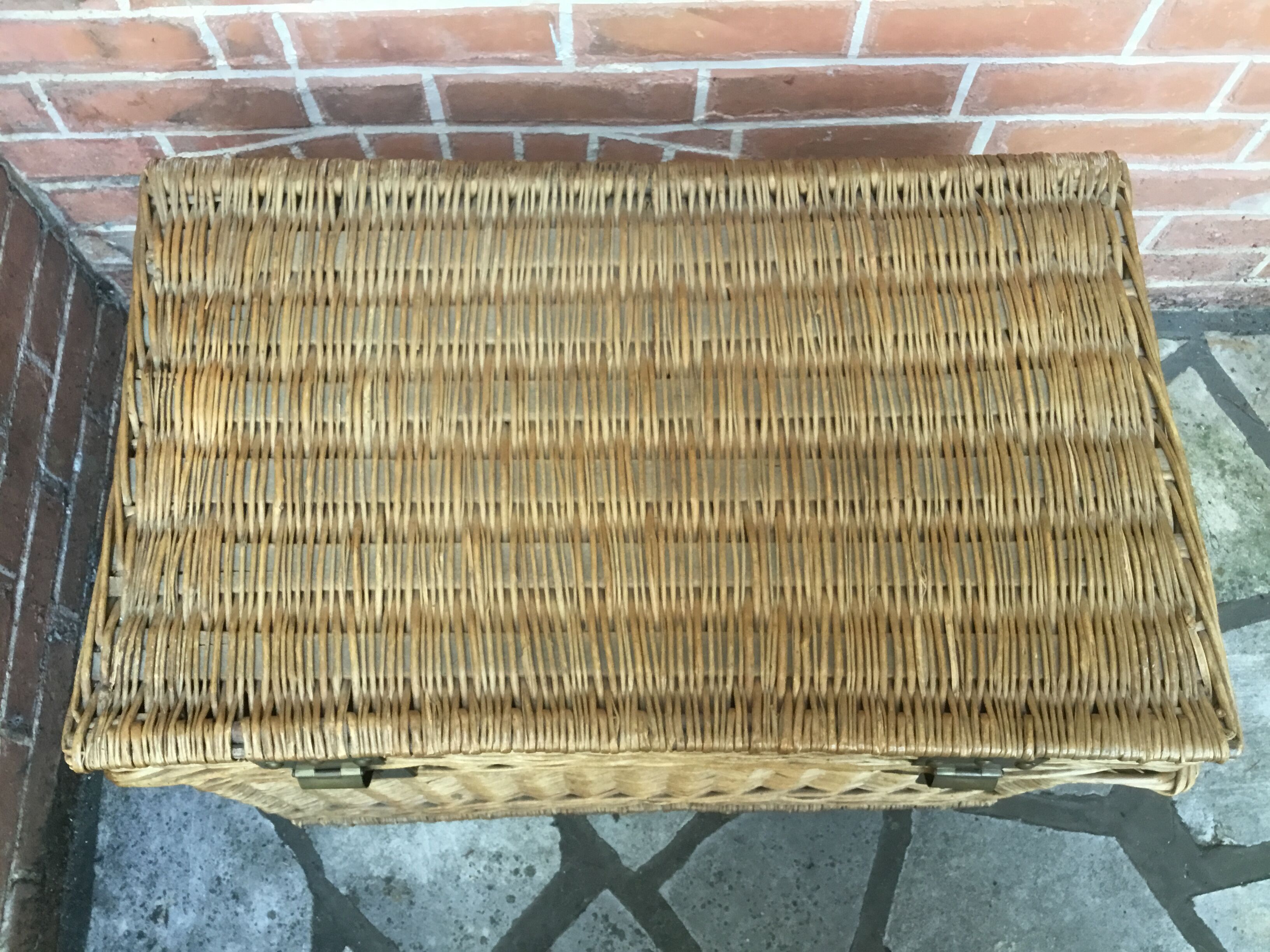 Ancient wicker trunk