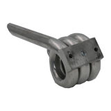 Vintage Chrome Barbed Wire Coathanger