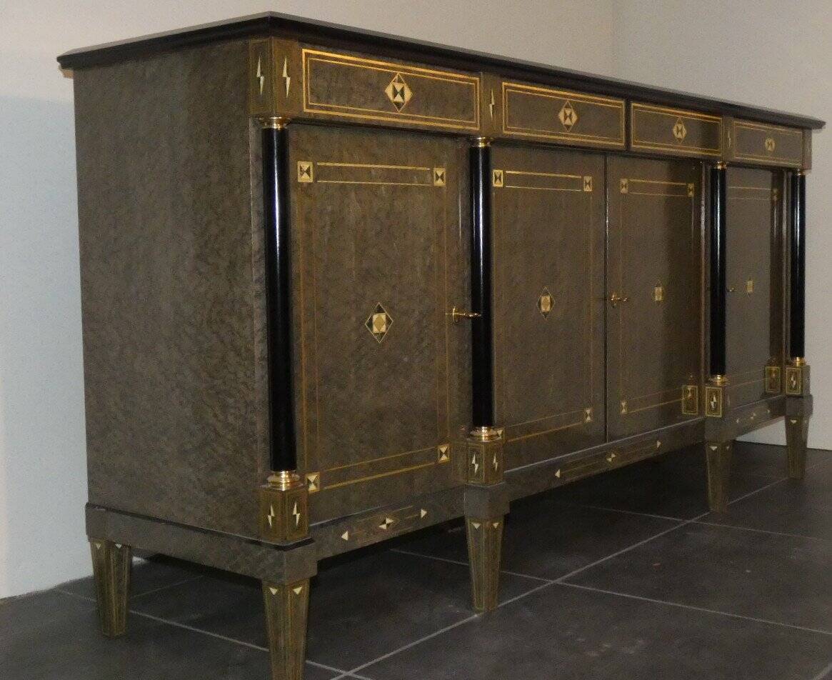 Louis XVI Style Hollywood Regency Sideboard, France, 1980s