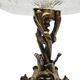 Rococo bronze bowl on stand, France, 1890s