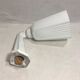 Old porcelain and glass wall lamp 50s