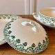 Vintage ironstone tureen and dish - Trèfle de Badonvillier model