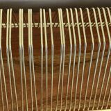 Gold metal vinyl door