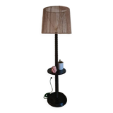 Floor lamp with press screw and jute