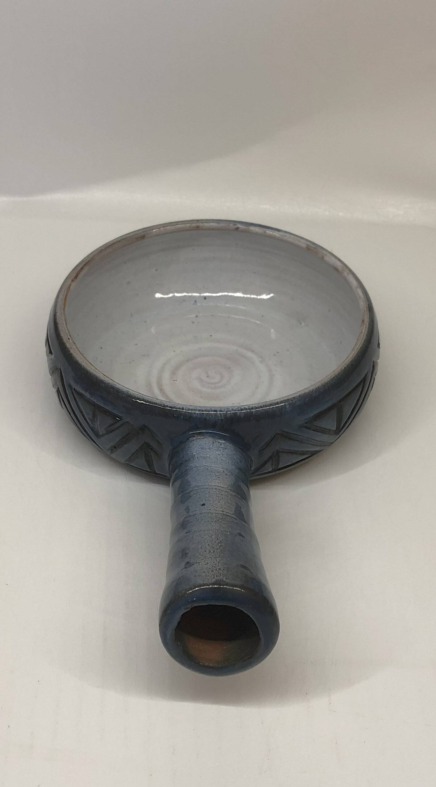 Scandinavian ceramic fondue pot