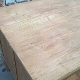 Minister's desk in solid raw oak from the 1930s