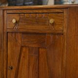 Art Deco oak chest of drawers with 5 drawers from the 1930s.