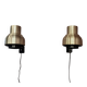 PAIR OF MODULAR SCANDINAVIAN DESIGN WALL LIGHTS.