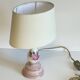 Lampe céramique italy roses et or
