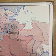 School Affoche geographical Europe Africa double sided