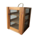 Cheese cellar of wooden table and grill decoration kitchen Normandy countryside
