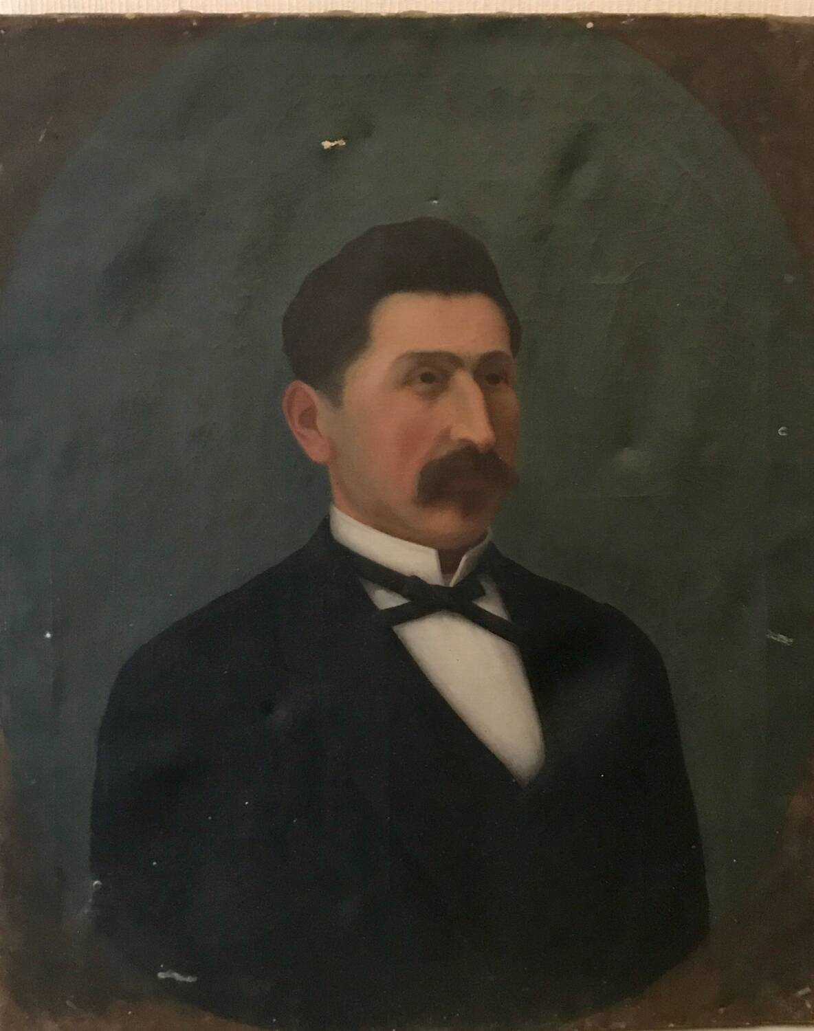 Portrait of a man, oil on canvas