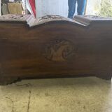 Chinese camphor wood chest Hong Kong 1939