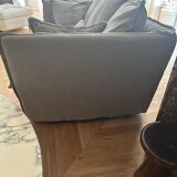 Sofa Paros 2 places Linen Gray