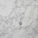 Marble and steel table France, circa 1970