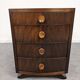 Pair of Art Deco rosewood bedside tables circa 1930