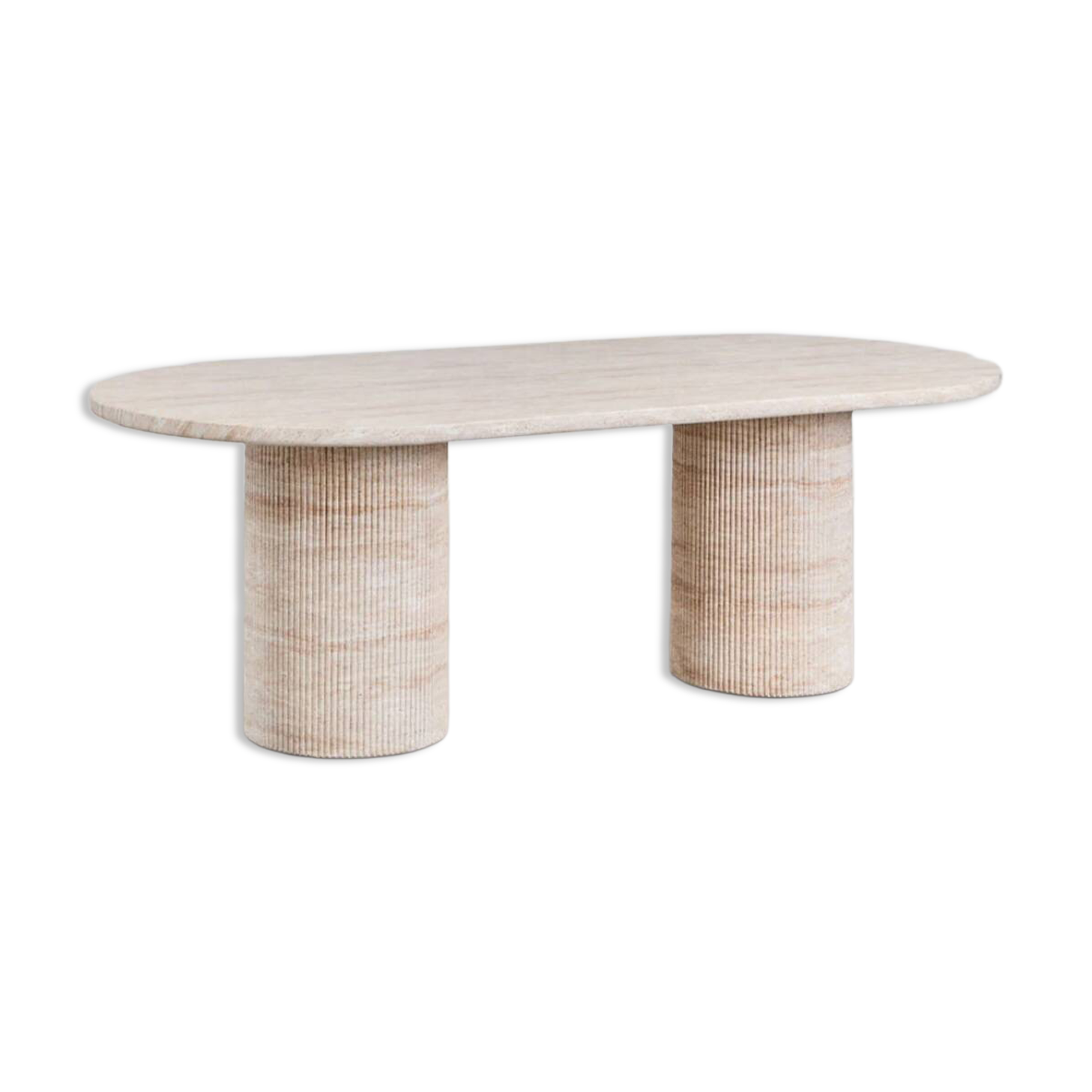 Travertine table