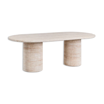 Travertine table