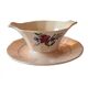 Vintage sauceboat Digoin Sarreguemines model 9177 floral decoration
