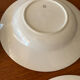 Lot de 4 assiettes creuses dépareillées en faïence ancienne • Décor fl