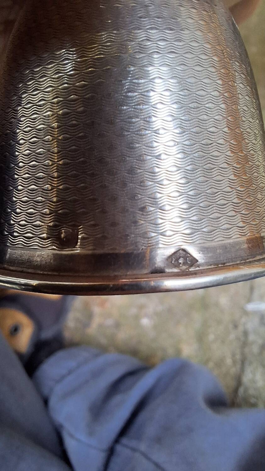 Cardeilhac solid silver egg cup