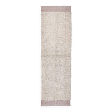 Pink Beige Vintage Runner Rug 66x218Cm SK 241359