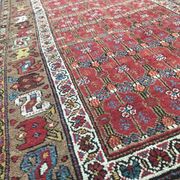 Old persian rug kurdish hallway  120 x 388 cm
