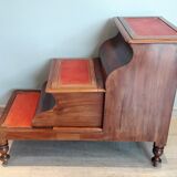 Staircase, Victorian in mahogany , second half of the 19th Century