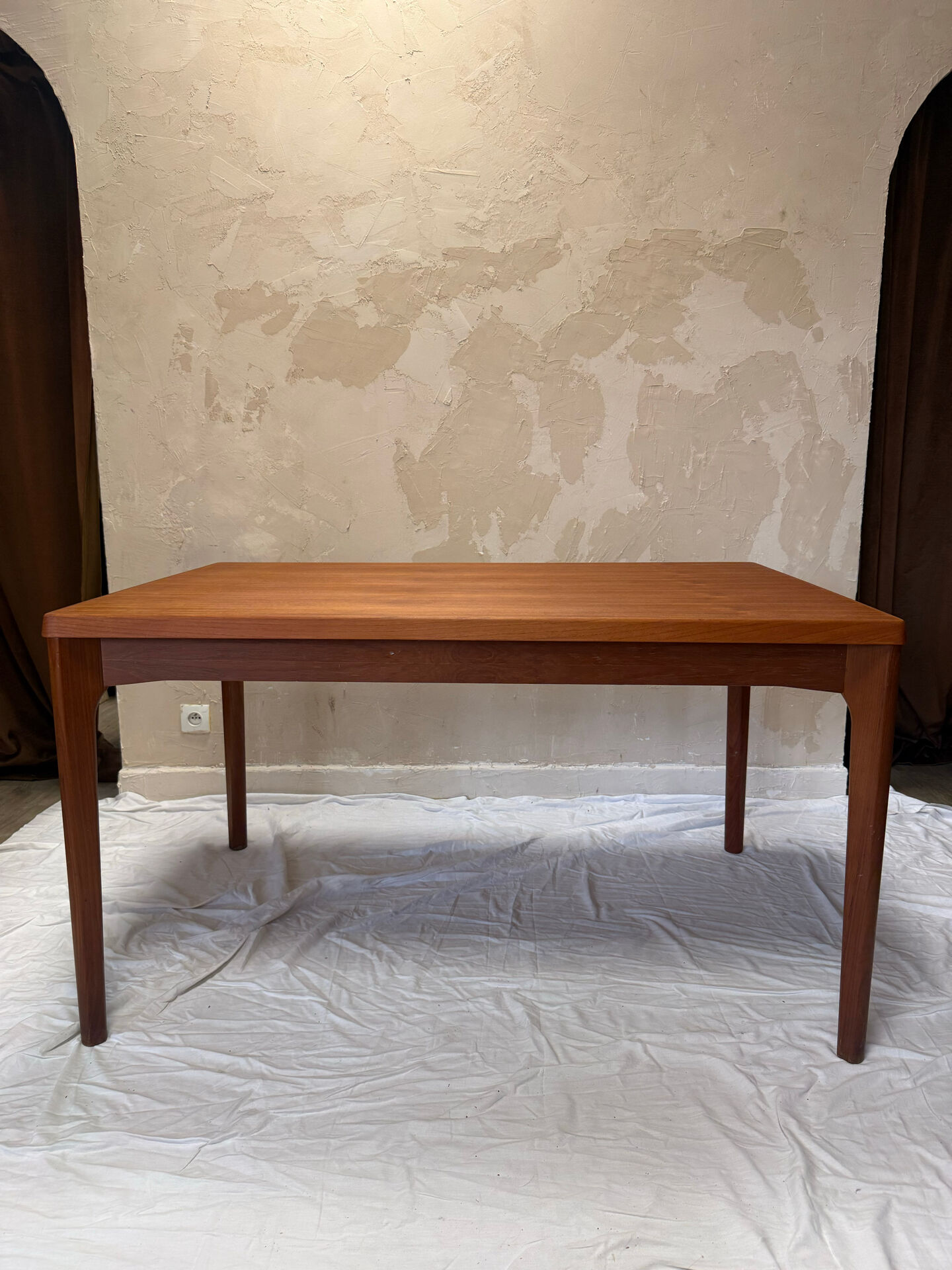 Scandinavian dining table in teak 1970