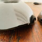 Set of 3 vintage bowls, yellow and black