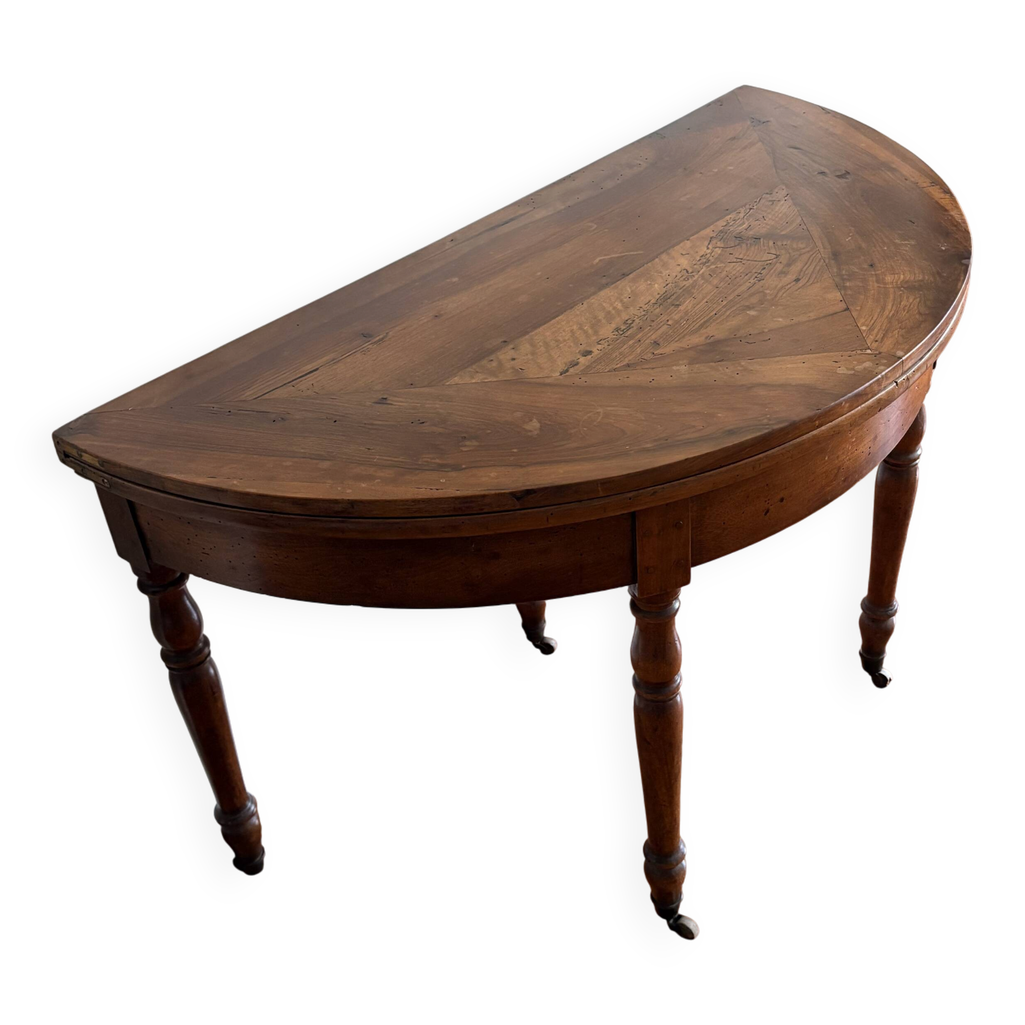 Folding table / half-moon console Solid Wood