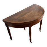 Folding table / half-moon console Solid Wood