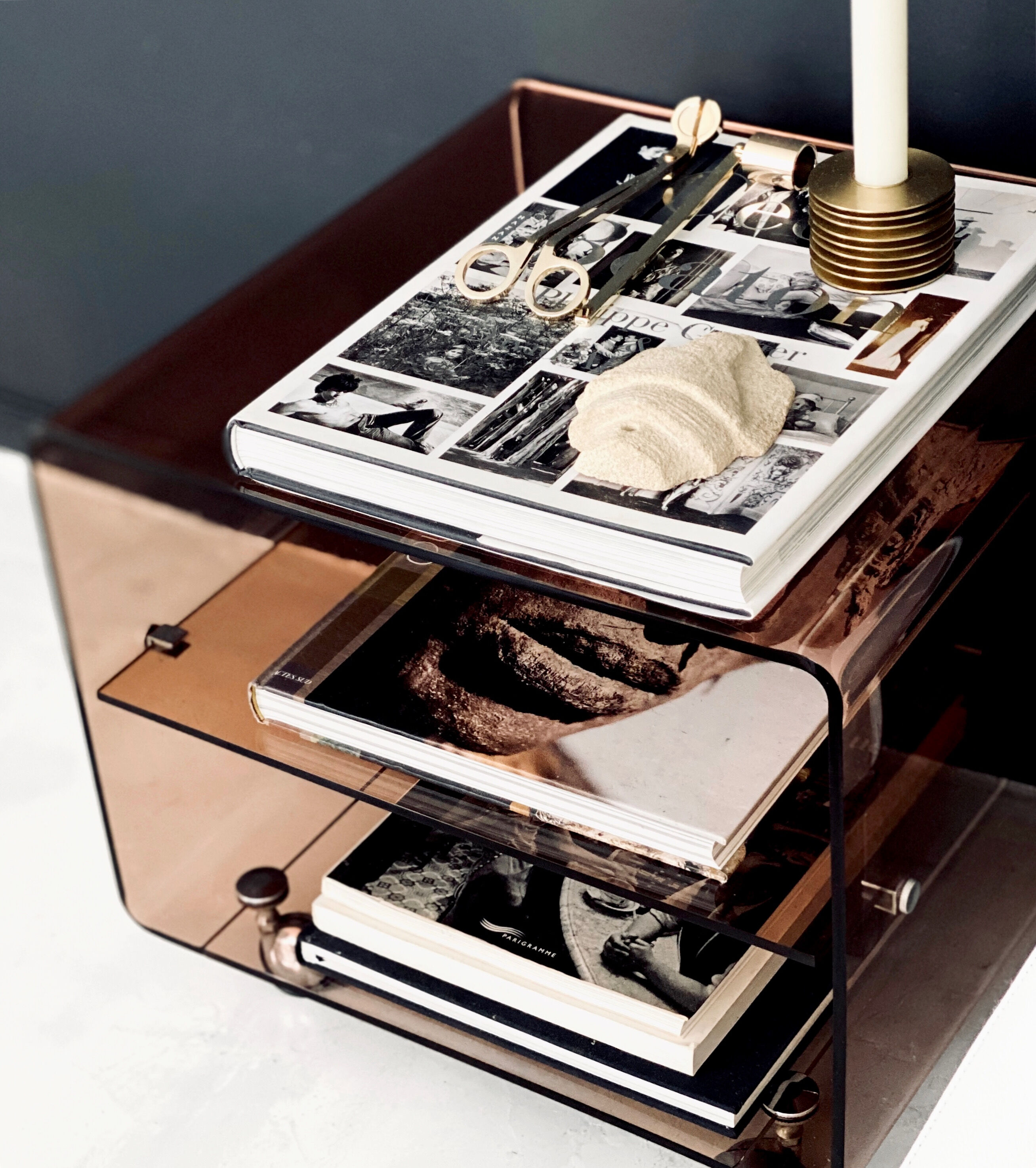 Plexiglas side table