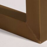 Coffee table glass and brass by Peter Ghyczy model T54 1970