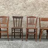 Set of 20 bentwood bistro chairs