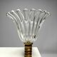 Murano Glass Wall Lamps attributed to Ercole Barovier, Italy, 1940s, Set of 4