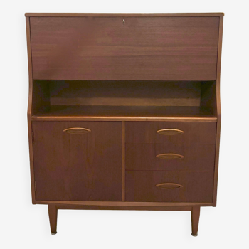 Scandinavian teak desk secretary