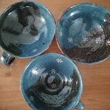 Pottery 3 cups