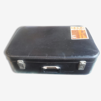 Suitcase "Reina" vintage customized, ideal for top of Cabinet