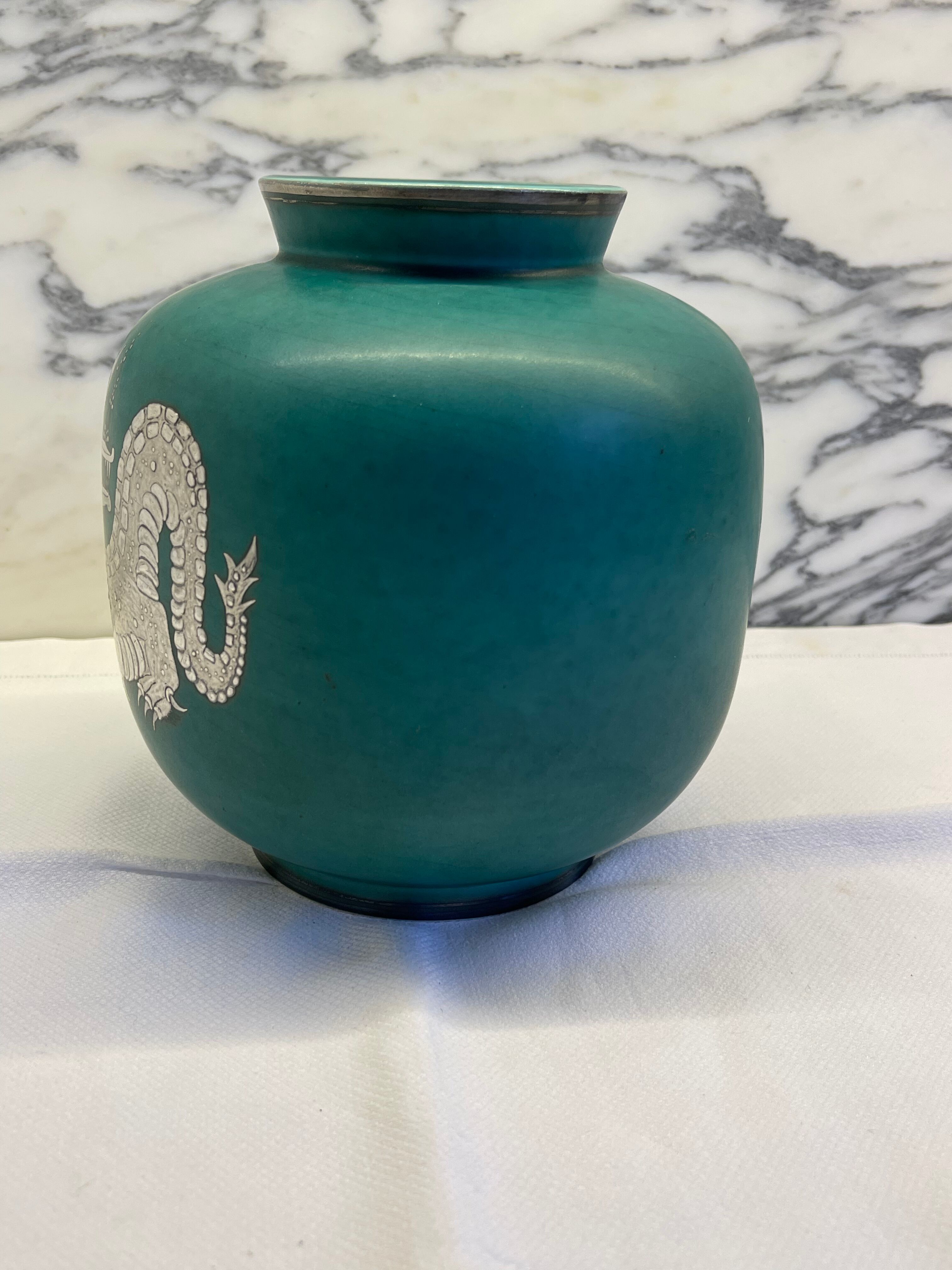 Gustavsberg Argenta Wilhelm Kage vase